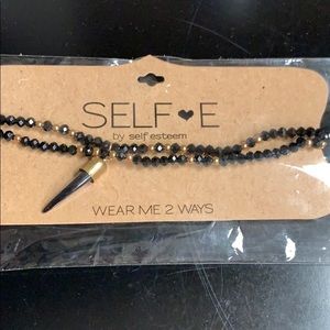 2/$10 Self❤️E wear 2 ways necklace bracelet